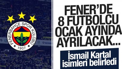 Fenerbahçe'de 8 oyuncu ocak ayında ayrılacak! İşte o isimler...