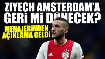 Galatasaray'da Hakim Ziyech dönemi sona eriyor! Yeni adresi Amsterdam mı olacak?