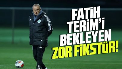 Fatih Terim'i zor fikstür bekliyor! Kritik maçlar var...