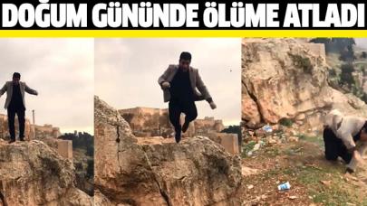 Doğum gününde ölüme atladı!