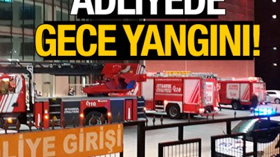 Bakırköy Adliyesi'nde yangın paniği