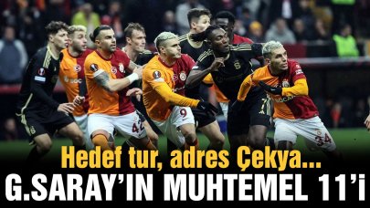 Galatasaray'ın Spart Prag maçındaki muhtemel 11'i belli oldu!