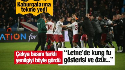 Çekya basınında Sparta Prag Galatasaray maçı manşetleri: Kaburgalarına tekme yedi! Letne'de kung fu