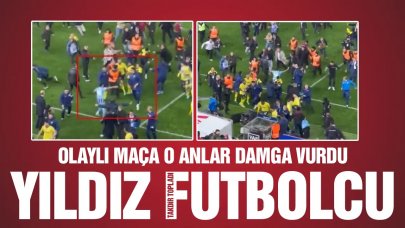 Trabzonspor Fenerbahçe maçındaki olaylara damga vuran anlar...