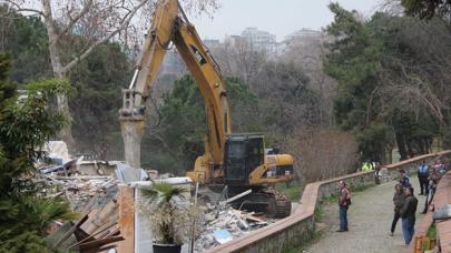 Maçka Parkı'nda yıkım devam ediyor