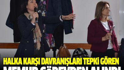 ÇED toplantısındaki tutumuyla tepki gören memur görevden alındı