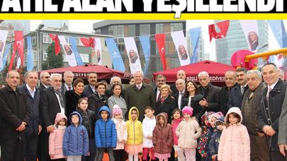 Atıl alan yeşillendi