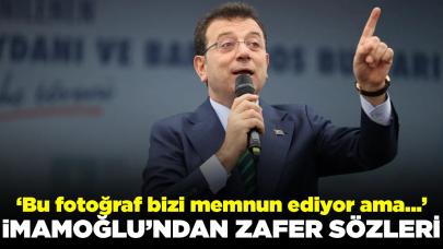 Ekrem İmamoğlu oylama sonrası kamera karşısında