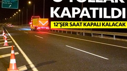 İstanbul'da o yollar trafiğe kapatıldı