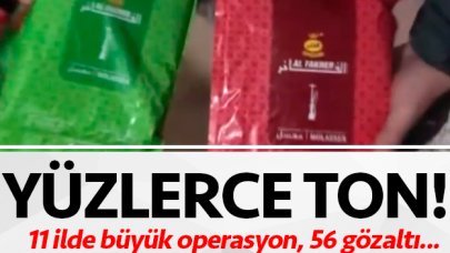 11 ilde nargile tütünü kaçakçılığı operasyonu: 56 gözaltı