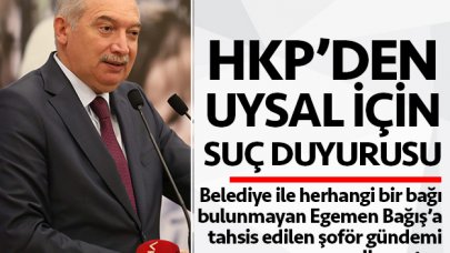 Mevlüt Uysal hakkında suç duyurusu!