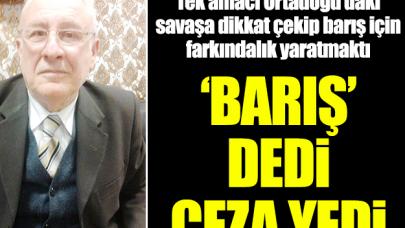 Barış dedi ceza yedi