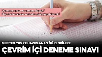 YKS'ye girecek öğrencilere çevrim içi deneme sınavı uygulanacak