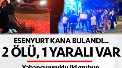 Esenyurt'ta bıçaklı kavga: 2 ölü, 1 yaralı