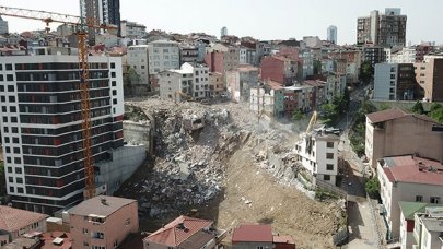 Kağıthane'de 14 bina yıkıldı