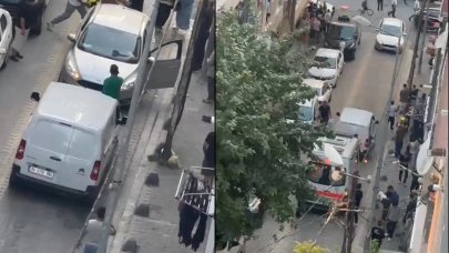 İstanbul'da ters yön kavgası: Tekme ve yumruklar havada uçuştu