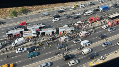 İETT, Küçükçekmece'deki metrobüs kazasının sebebini açıkladı: 'Hayati tehlikesi bulunan yolcu yok'