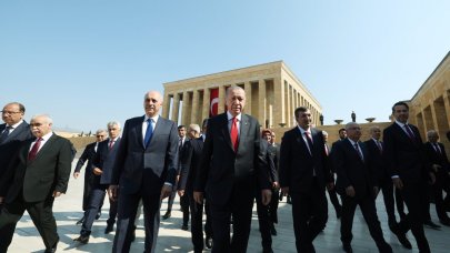 30 Ağustos Zaferi'nin 102'nci yıl dönümü: Cumhurbaşkanı Erdoğan ve devlet erkanı Anıtkabir'de