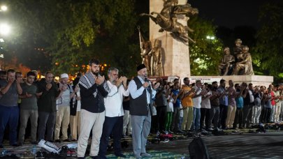 İstanbul'da Filistinliler için dua edildi