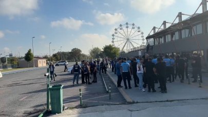 Avcılar'daki kaçak lunapark yıkımında arbede çıktı