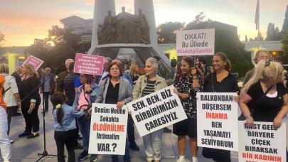 CHP Bakırköy'den kadın cinayetlerine protesto: Çekin elinizi üstümüzden!