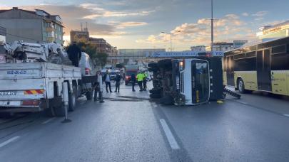 İstanbul Pendik D-100'de faciaya kıl payı!