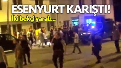 Esenyurt'ta GBT sorgusu yapmak isteyen bekçilere saldırı: İki bekçi yaralı