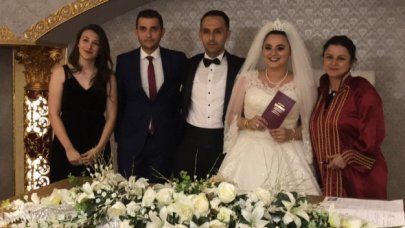 Cihan ve Melike dünyaevine girdi