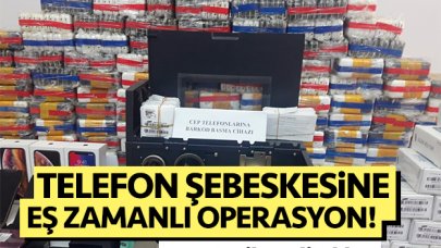 Telefon şebekesine eşzamanlı operasyon