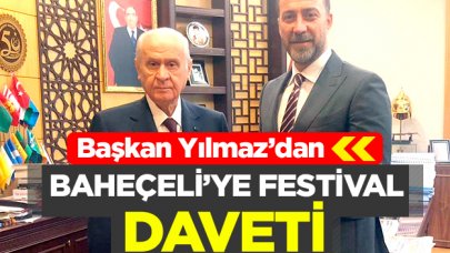 Devlet Bahçeli’yi festivale davet etti