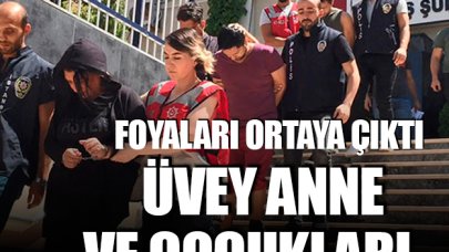 Polis kılığındaki üve aynne ve çocukları yakalandı