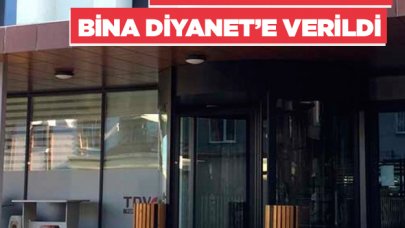 11 milyon liralık bina Diyanet Vakfı'na verildi