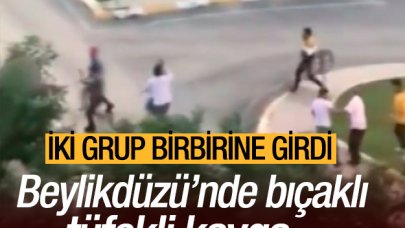 Beylikdüzü'nde bıçaklı tüfekli kavga