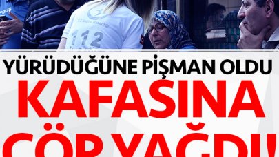 Yürüdüğüne pişman oldu