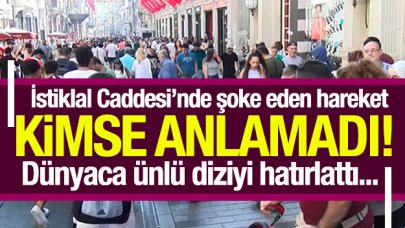 İstiklal Caddesi'nde para yağdı!