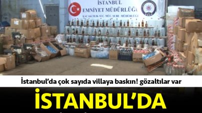 İstanbul'da sahte içki operasyonu