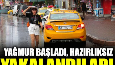 İstanbul'da yağış etkisini göstermeye başladı