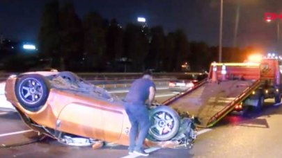 Ambulansa yol vermeyen sürücü akıllanmadı! Şimdi de kazaya neden oldu