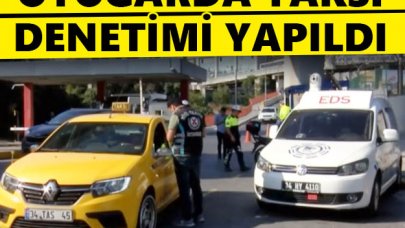 Bayrampaşa otogarında taksi denetimi