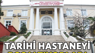 Tarihi hastaneyi boşaltıyorlar!