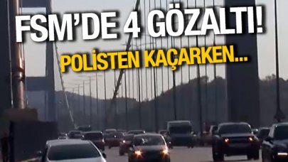 FMS'de kovalamaca: 4 gözaltı