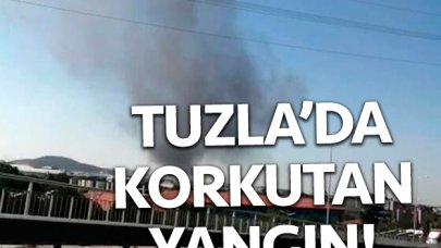 Tuzla'da yangın! Ekipler sevk edildi