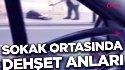 Sokak ortasında silahını çekti ve ateşledi! Dehşet anları...