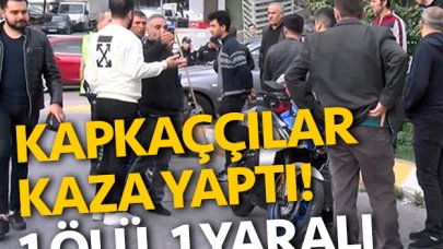 Esenyurt'ta kapkaççılar kaza yaptı! 1 ölü, 1 yaralı