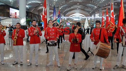 İstanbul Havalimanı'nda ''Cumhuriyet Bayramı'' ve ''1. yıl dönümü'' coşkusu