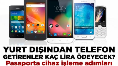 2020 Pasaporta telefon kaydettirme ücreti kaç lira? Yapılcak işlemler