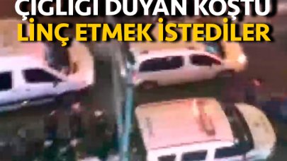 Genç kızın çığlıklarına koştular! Linç etmek istediler