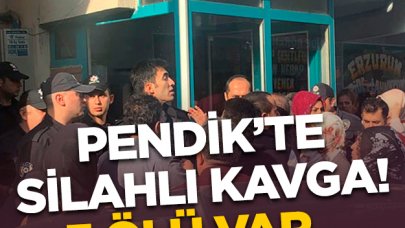 Pendik'te akrabaların silahlı kavgası: 3 ölü!