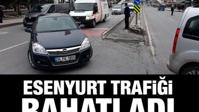 Esenyurt trafiği biraz rahatladı