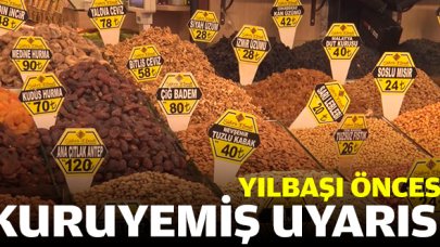 Yeni yıl öncesi merdiven altı kuruyemişçileri uyarısı